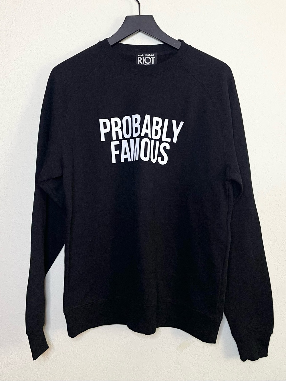 Suburban Riot “Probably Famous” Slouchy Sweatshirt - Picture 2 of 5